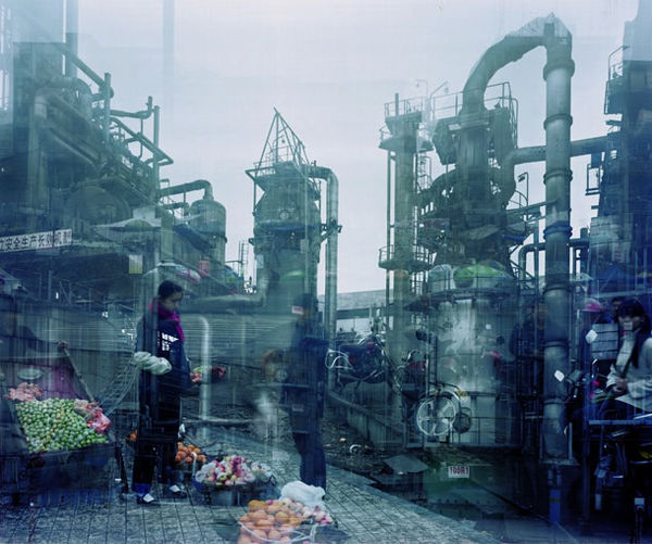 Chen Jiagang Smog City Fruits In Furnace Photograph 2009