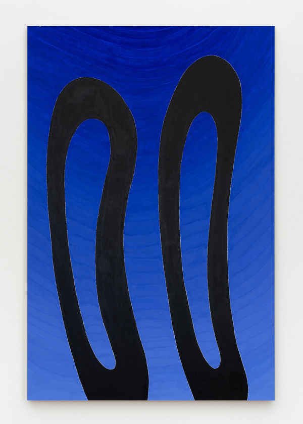 Augustin Delloye Untitled, 2018 Oil on paper mounted on wood