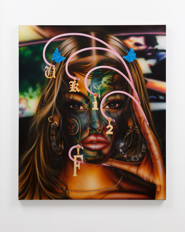 Mario Ayala Violation, 2020 Acrylic on canvas 107 x 91 cm. 42 x 36 in.