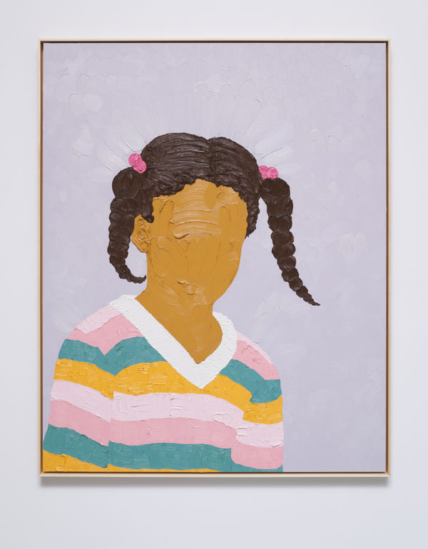 Shaina McCoy That's Candy's Sister Cherisa, 2019 Oil on canvas 152 x 122 cm. 60 x 48 in.