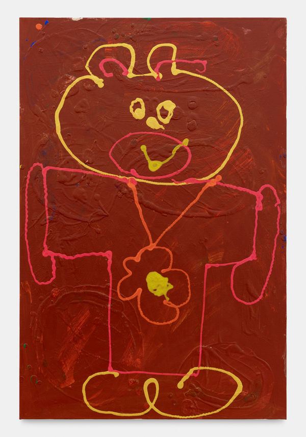 Misaki Kawai Care Bear, 2020 Acrylic on canvas 91 x 61 x 2 cm. 36 x 24 x 1 in.