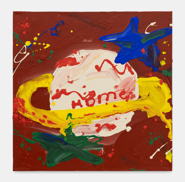 Misaki Kawai My Home, 2020 Acrylic on canvas 61 x 64 x 2 cm. 24 x 25 x 1 in.