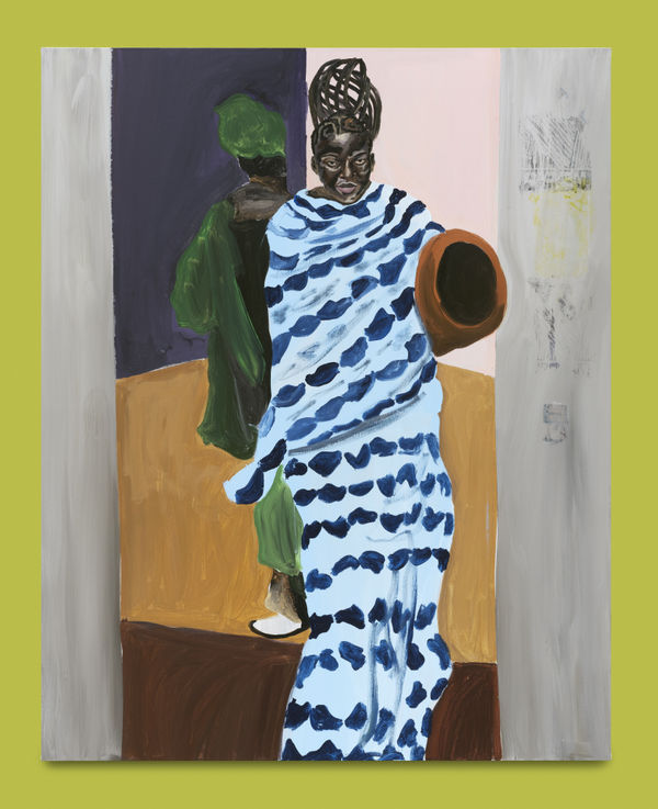 Marcus Brutus After Mandabi, 2022 Acrylic on canvas 152.4 x 121.9 cm. 60 x 48 in.