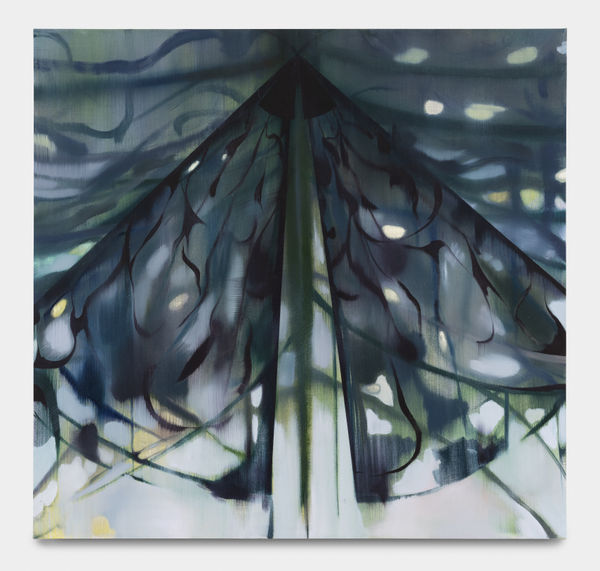 Annette Hur Shadow_09, 2024 Oil on canvas 111.8 x 116.8 cm. 44 x 46 in.