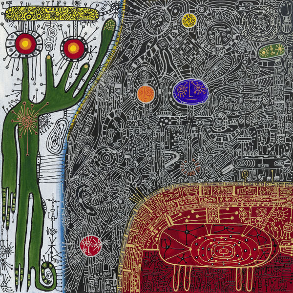 Vio Choe Homo Spiritual 2011 Acrylic on canvas 76 × 76 cm