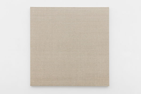 Park Suk Won Accumulation-250606, 2025 Korean paper on canvas 131 × 131 cm