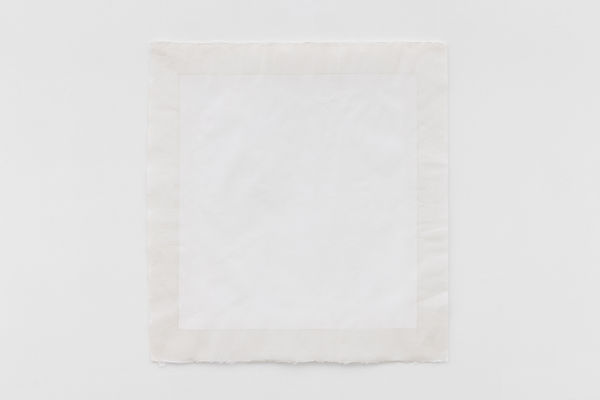 황정희 Hwang Jeong Hee Square 250715, 2025 Acrylic and graphite with Hanji paper 74 x 74 cm