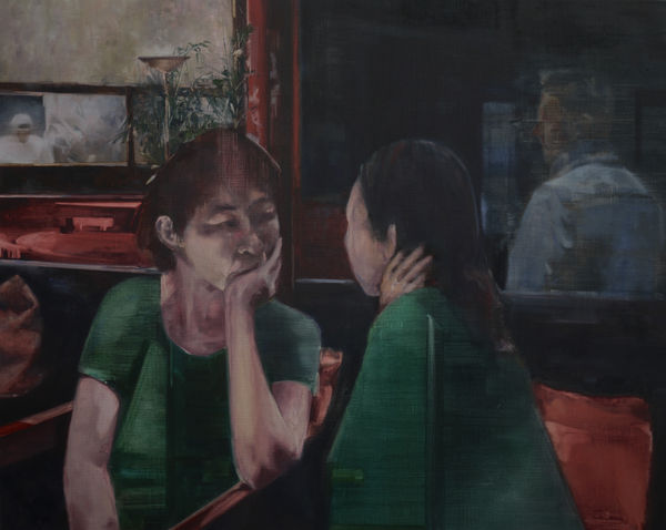 Isabelle Gotuaco Dialogues, 2022 Oil on linen 24 x 30 in.
