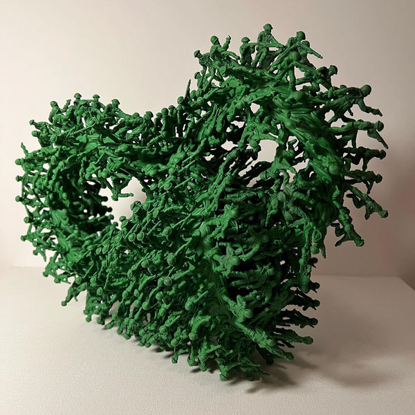 Patrick Brennan Polyethylene Leviathan, 2021 Acrylic on plastic 11.8 x 11 x 7.9 in.