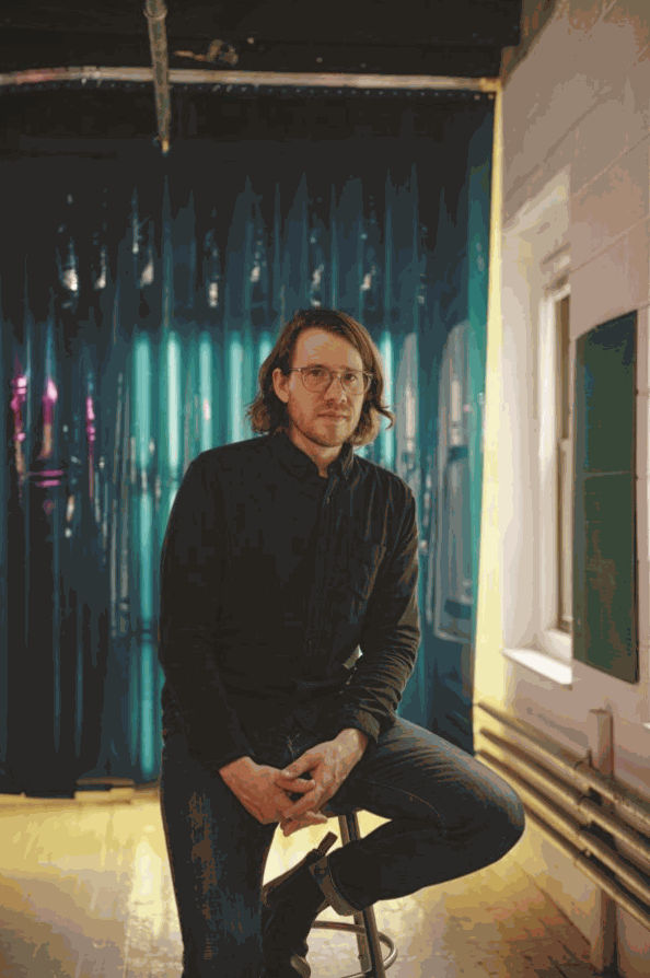 Artist Clint Baclawski. (Photo by Tony Luong)