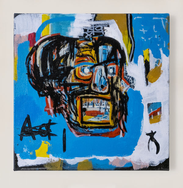 ERIC DOERINGER Jean-Michel Basquiat (Blue Square), 2021