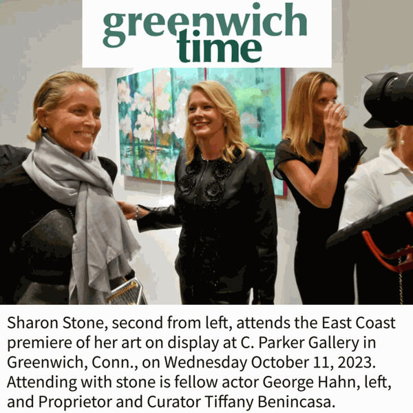 Opening at C. Parker Gallery with Sharon Stone and Tiffany Benincasa