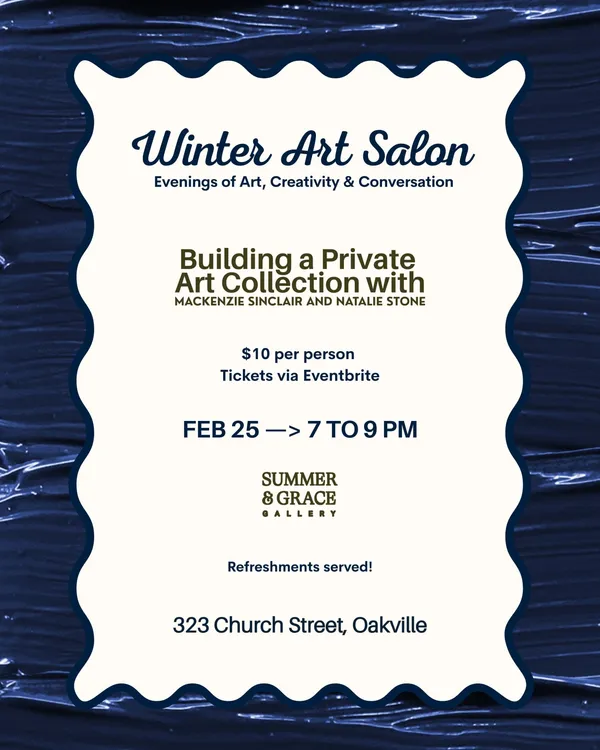 Winter Art Salon: Building a Private Art Collection Evening of Art, Creativity & Conversation