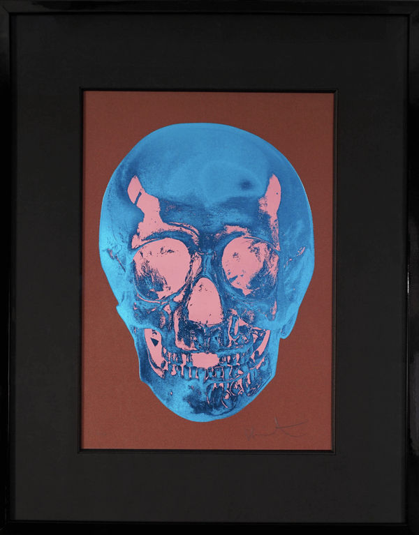Damien Hirst, Skull Brown/Blue, 2012