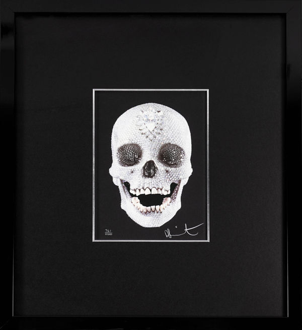 Damien Hirst: 'For The Love of God' Skull with Diamond Dust, 2007