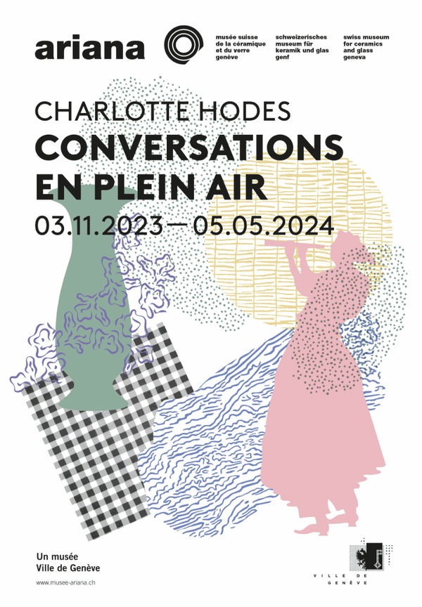 Charlotte Hodes exhibits at Ariana Museum