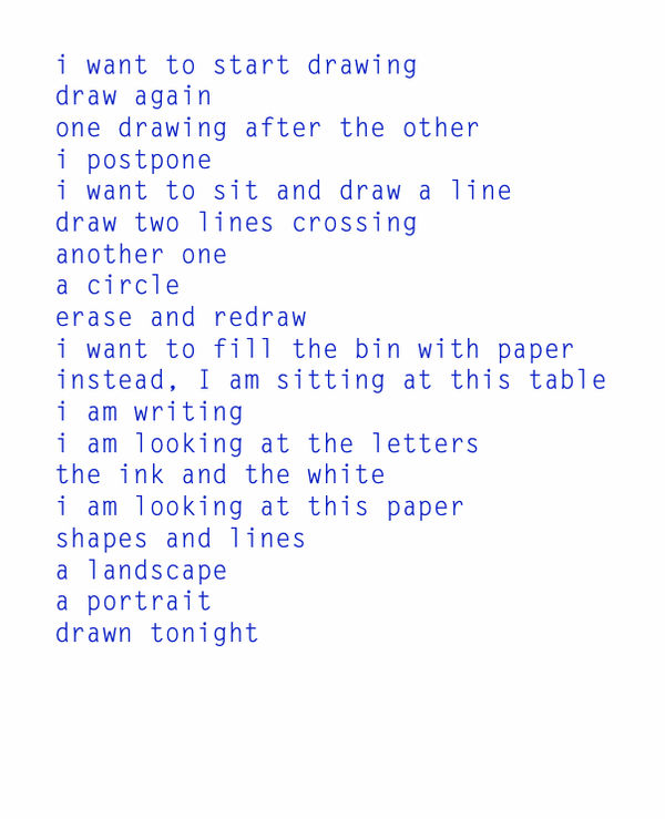 Daniel Gustav Cramer A Drawing, 2019