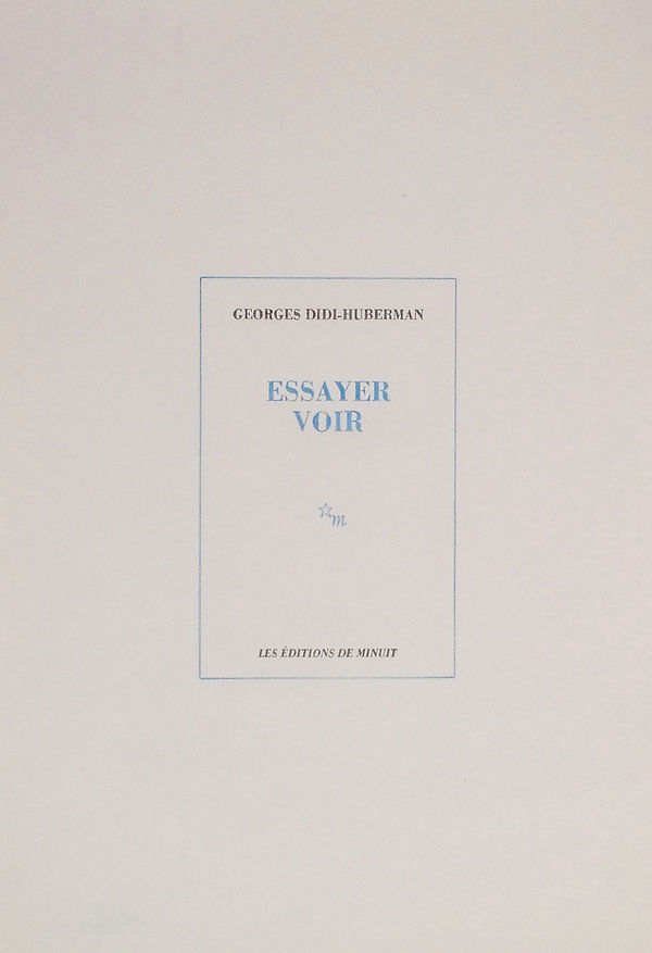 Claire Morel, Essayer Voir, 2017