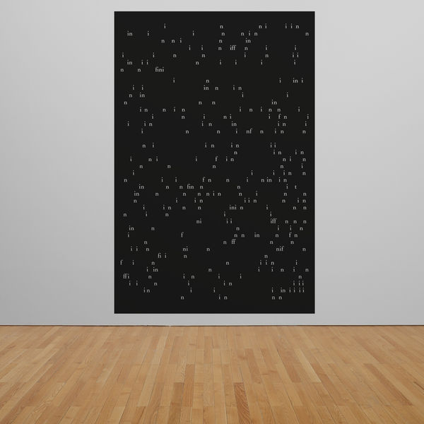 Detanico Lain, Infini / from Giordano Bruno, 1584, 2018