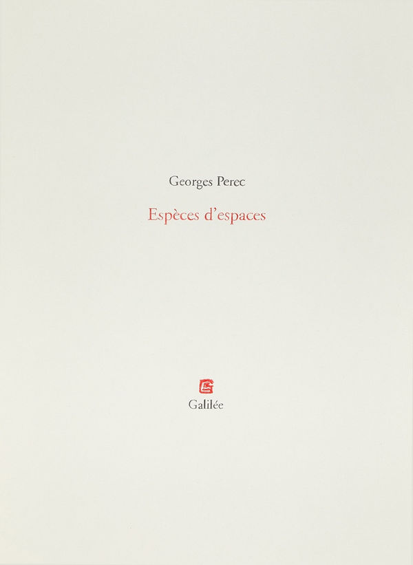 Claire Morel, Espèces d'espaces, 2017