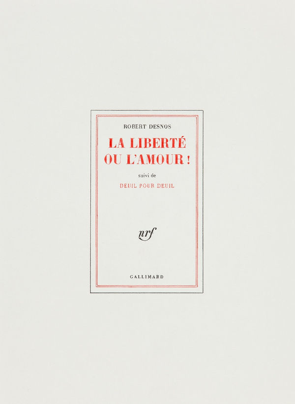 Claire Morel, La liberté ou l'amour !, 2017