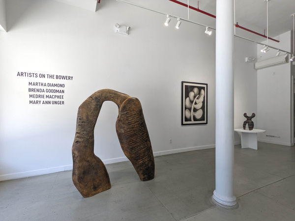 Installation view of our 2022 exhibition Artists on the Bowery Part 3 at Westwood Gallery NYC