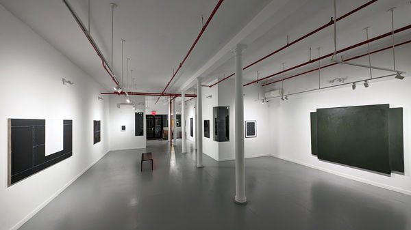 Installation view of our 2024 exhibition Artists on the Bowery Part 5 at Westwood Gallery NYC