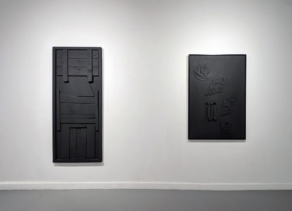Installation view of our 2024 exhibition Artists on the Bowery Part 5 at Westwood Gallery NYC