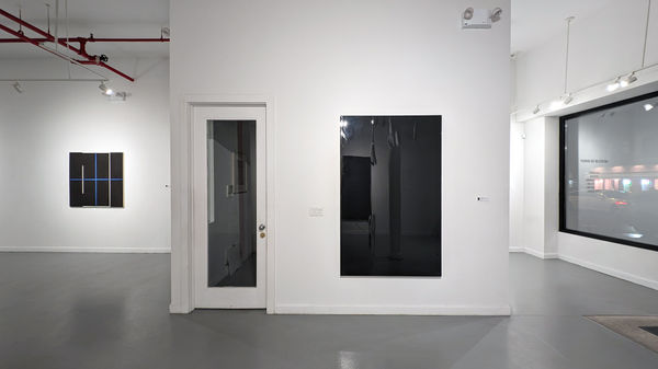 Installation view of our 2024 exhibition Artists on the Bowery Part 5 at Westwood Gallery NYC