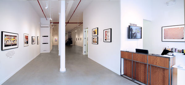 Installation view of 2018 exhibition Bob Adelman: New York Artists at Westwood Gallery NYC