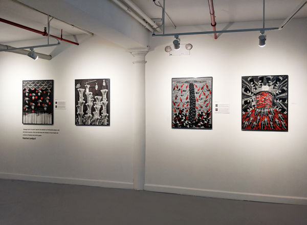 Installation View of 2017 exhibition Pacific to Atlantic: Contemporary Artists // Hawaii to Atlantic at Westwood Gallery NYC