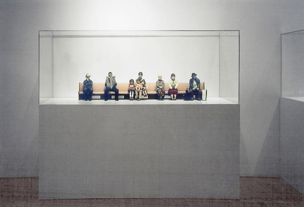 Installation View of 2000 exhibition, 'The World of Yuki Atae,' at Westwood Gallery NYC