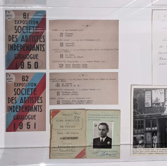 Installation view of 2021 exhibition Contantin Antonovici: Mythical Modernism at Westwood Gallery NYC