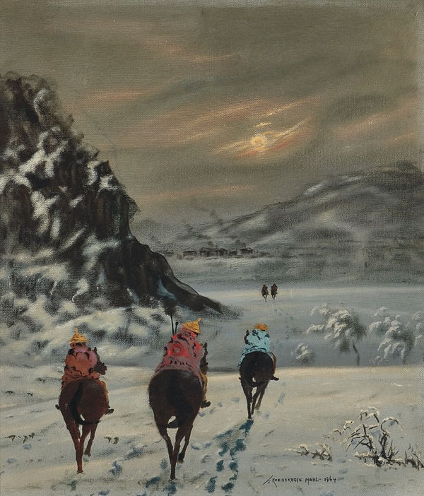 John Koenakeefe Mohl, Daybreak, After Snow Falling, 1964 Sold for R182,080 (Johannesburg, 2020)