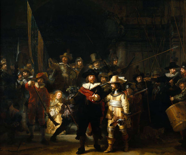 Rembrandt van Rijn, The Night Watch, 1642 (image courtesy Rijksmuseum, Amsterdam)