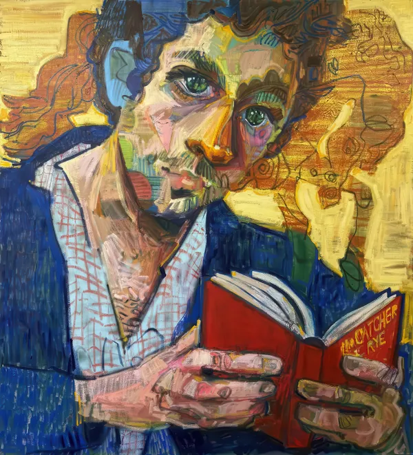 ANDREW SALGADO, Here Is One For The Misfits (2026), oil and oil pastel on linen, 177x161cm, 2026