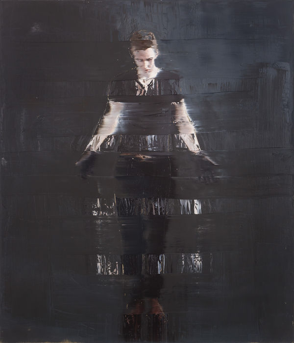 Andy Denzler Black Hands On Black Tuval Zerine Ya L Boya Oil On Canvas 210 X 180 Cm 2017 Web