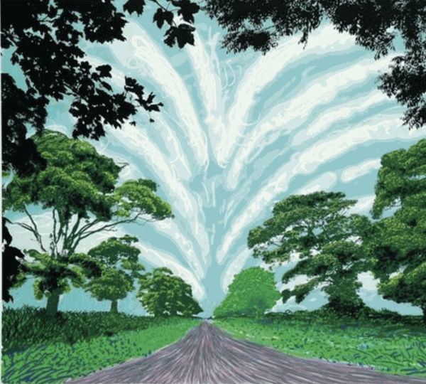 25th October 2018 David Hockney Summer Sky Christie's New York [Lot 00320] Estimates: 50,000 - 70,000 USD 56,250 USD Premium