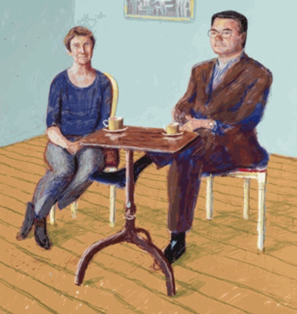 21st January 2020 David Hockney Michelle and John Spike Forum Auctions [Lot 00110] Estimates: 15,000 - 20,000 GBP / (19,569...