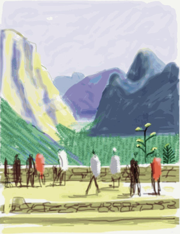 23 July 2021 David Hockney Yosemite No. 15 K Auction Estimates: 80,000,000 - 150,000,000 KRW (69,335 - 130,004 USD) 80,000,000...