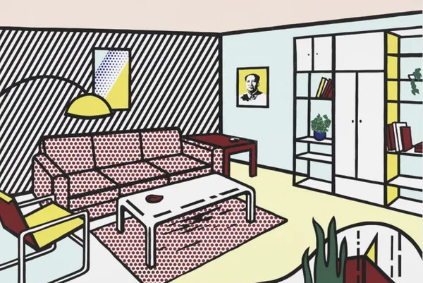 Stylised image of a domestic interior.