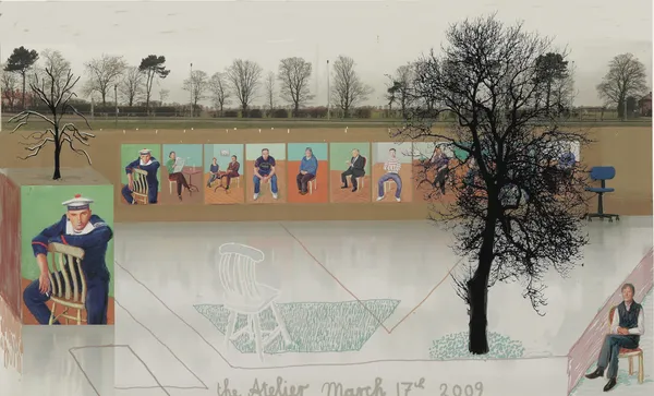 The Atelier, March 17th 2009 Inkjet-printed computer drawing in colours on paper Edition of 30 Image 57 x 94cm, sheet 74.5 x 109.5 cm Price: Contact for Pricing