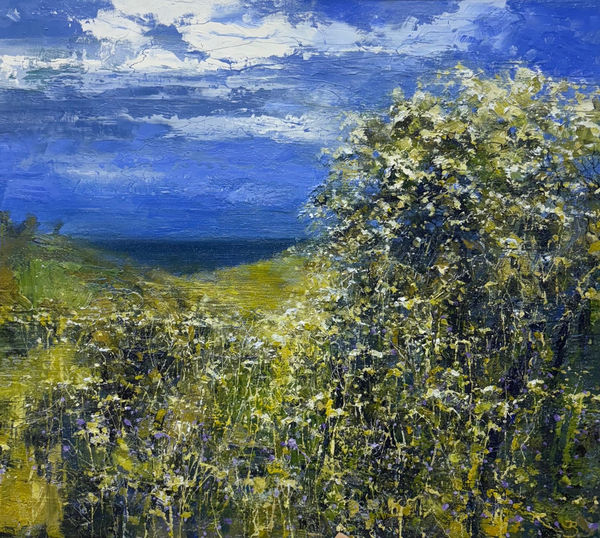 John Brenton, Coastal Hedgerow with Hawthorn