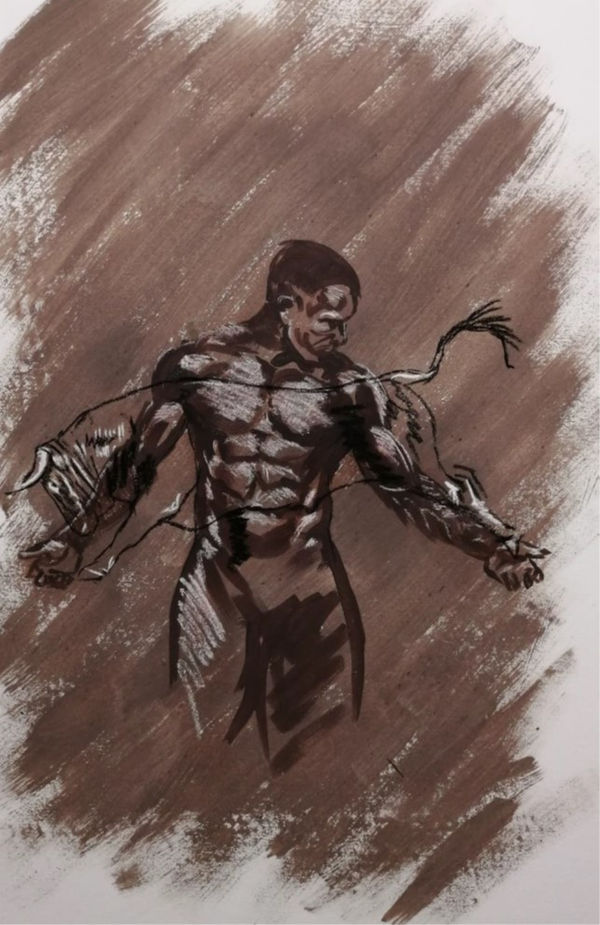 Man in charge of his emotions