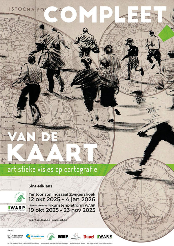 Compleet van de kaart - artistieke visies op cartografie CC Sint-Niklaas + WARP