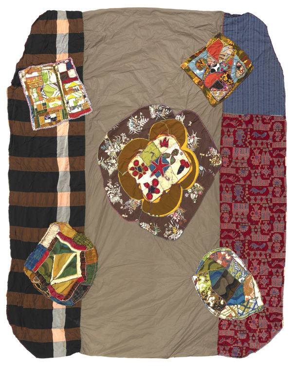 Title Unknown Fabric, thread 96 x 84.5 in. (243.8 x 214.6 cm)