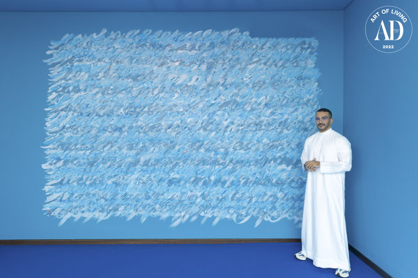 Juma Al Haj, Installation view from Art of Living, 2022, curated by ADME for Jubail Island, Abu Dhabi, Imafge courtesy of ADME, Photography by Aasiya Jagadeesh