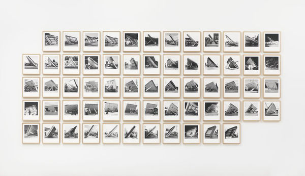 Sixtytwo Gasoline Stations, installation of 62 photographies, 2018. Nasjonalmuseet, Oslo