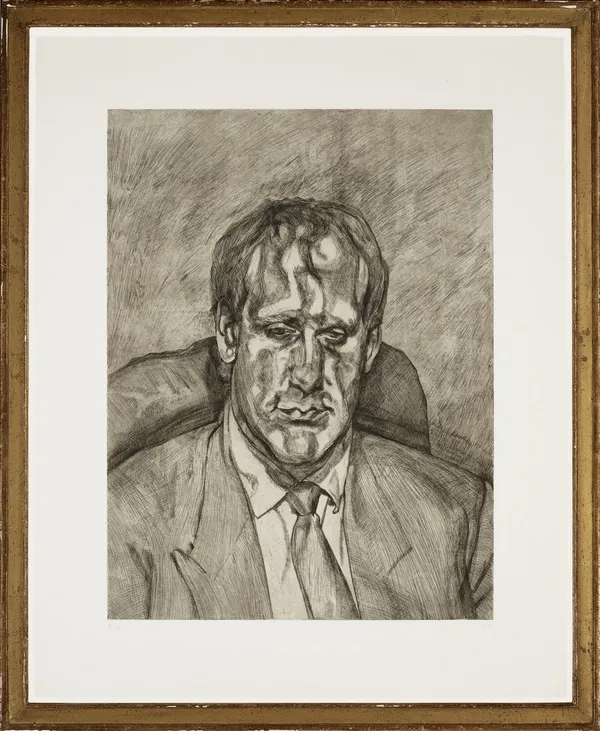 Lucian Freud, HEAD OF AN IRISHMAN , 1999