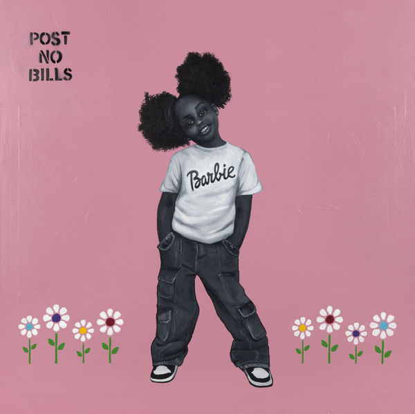 Guy Stanley Philoche Black Barbie, 2024, Mixed Media, 122 x 122 cm (48 x 48 in)